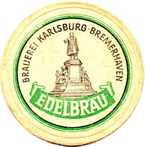 bremerhaven hb-hb karlsburg edelbr�u 4a (rund215-schwarzgr�n)